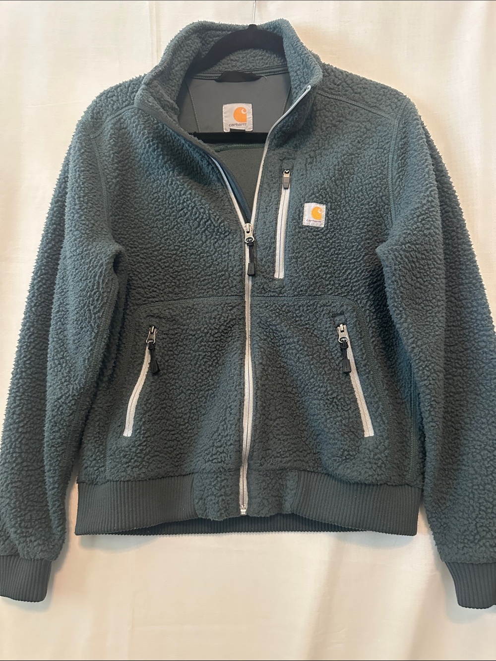 Carhartt Sherpa Zip Fleece Jacket - Slate Green